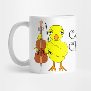 Cello Chick Text Mug